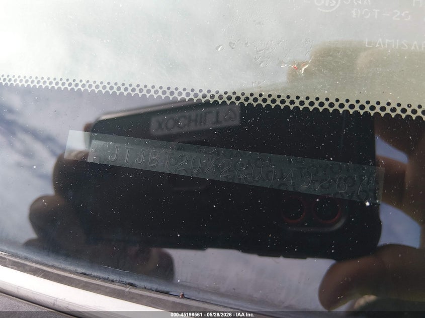 2008 Lexus Gx VIN JTJBT20X280149267 IAAI salvage auction — FRONT END, Salvage (South Carolina), sold $5,000 on 2026-07-15 (photo 9)