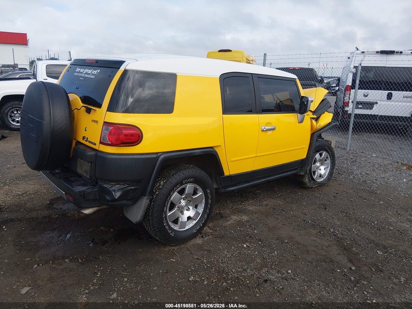 2007 Toyota Fj cruiser VIN JTEBU11F970049743 IAAI salvage auction — FRONT END, Clear (Arkansas), sold $3,050 on 2026-07-29 (photo 4)