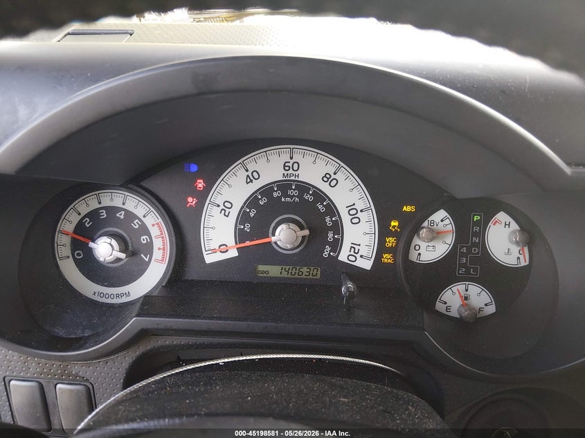 2007 Toyota Fj cruiser VIN JTEBU11F970049743 IAAI salvage auction — FRONT END, Clear (Arkansas), sold $3,050 on 2026-07-29 (photo 7)