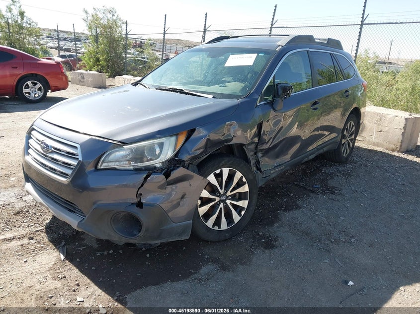 2015 Subaru Outback VIN 4S4BSANCXF3292271 IAAI salvage auction — LEFT FRONT, Salvage Title, sold $1,300 on 2026-07-27 (photo 2)
