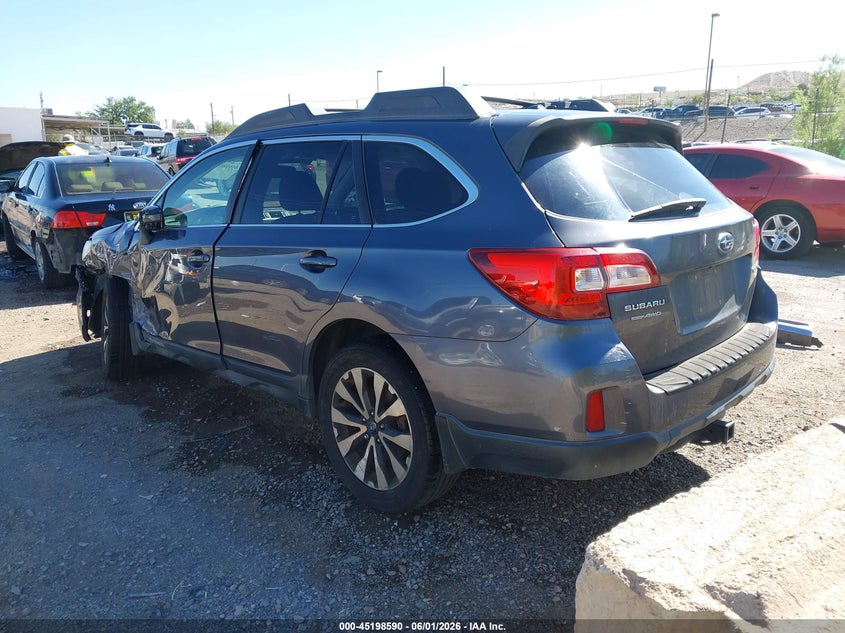 2015 Subaru Outback VIN 4S4BSANCXF3292271 IAAI salvage auction — LEFT FRONT, Salvage Title, sold $1,300 on 2026-07-27 (photo 3)