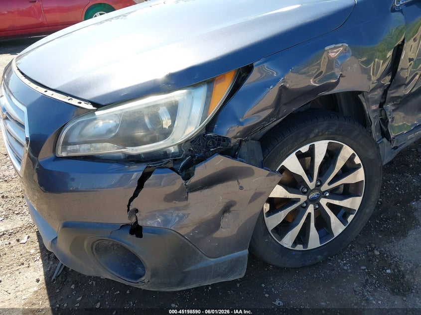 2015 Subaru Outback VIN 4S4BSANCXF3292271 IAAI salvage auction — LEFT FRONT, Salvage Title, sold $1,300 on 2026-07-27 (photo 6)