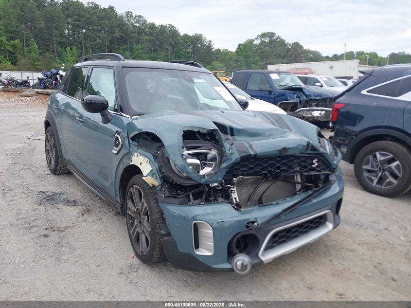 2021 Mini Countryman VIN WMZ53BR00M3M46309 IAAI salvage auction — FRONT END, Salvage (Idaho), sold $2,350 on 2026-07-11 (photo 1)