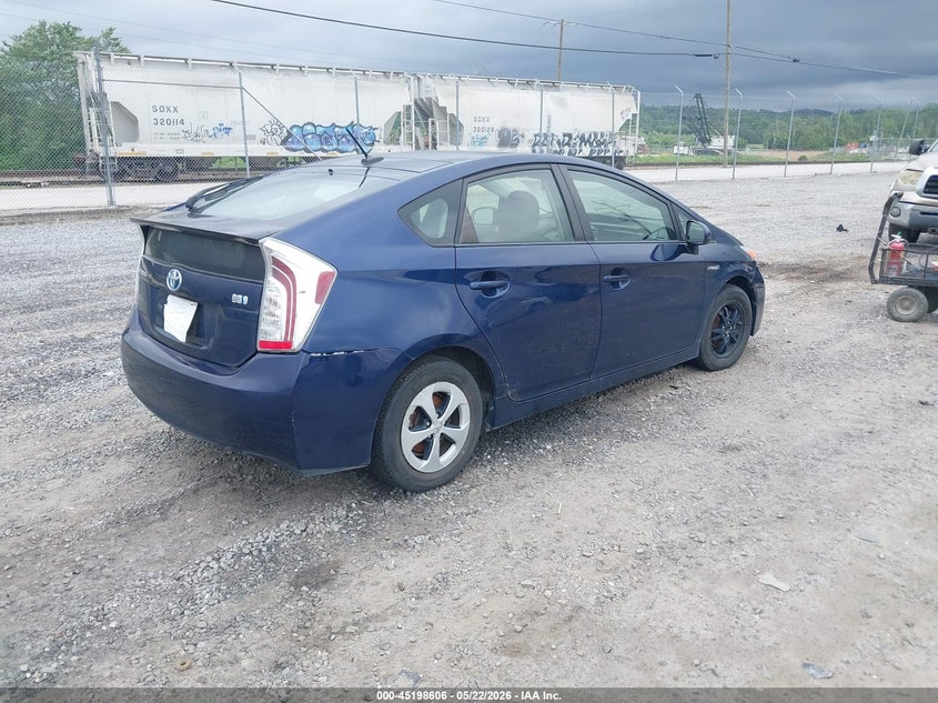2013 Toyota Prius VIN JTDKN3DU2D1724572 IAAI salvage auction — NORMAL WEAR, Clear (Montana), sold $1,200 on 2026-07-17 (photo 4)