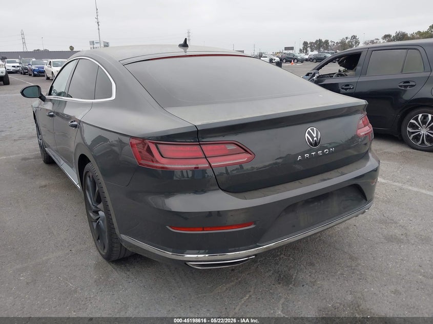 2021 Volkswagen Arteon VIN WVWAR7AN9ME006532 IAAI salvage auction — FRONT END, Salvage (California), sold $7,100 on 2026-07-18 (photo 3)