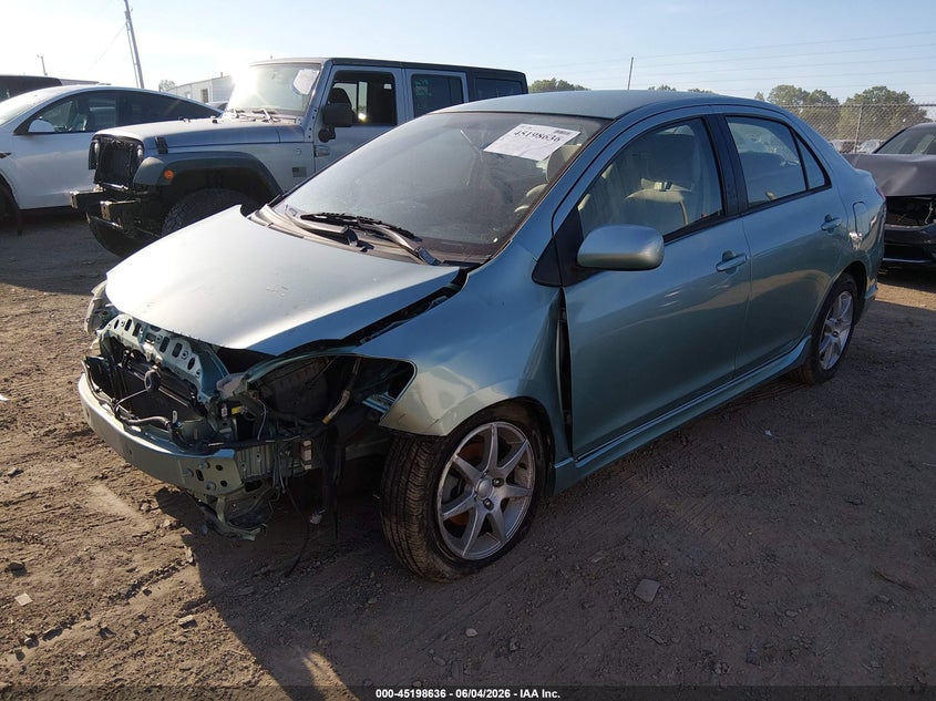2007 Toyota Yaris VIN JTDBT923571030126 IAAI salvage auction — RIGHT SIDE, Salvage (Tennessee), sold $450 on 2026-07-15 (photo 2)