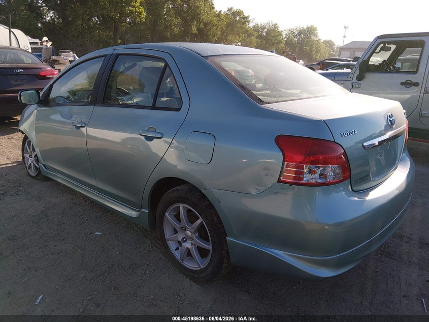 2007 Toyota Yaris VIN JTDBT923571030126 IAAI salvage auction — RIGHT SIDE, Salvage (Tennessee), sold $450 on 2026-07-15 (photo 3)