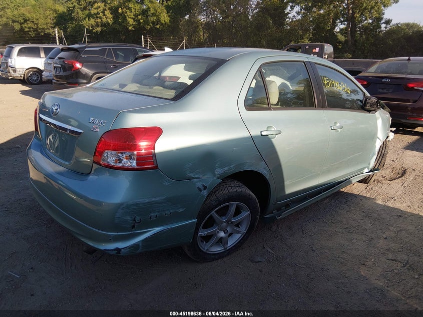 2007 Toyota Yaris VIN JTDBT923571030126 IAAI salvage auction — RIGHT SIDE, Salvage (Tennessee), sold $450 on 2026-07-15 (photo 4)