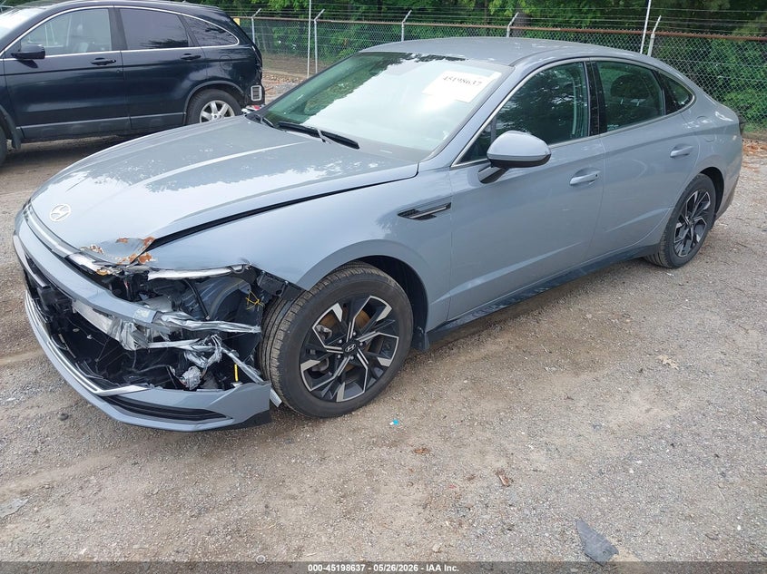2024 Hyundai Sonata VIN KMHL64JAXRA423214 IAAI salvage auction — LEFT FRONT, Salvage Title, sold $8,800 on 2026-07-06 (photo 2)
