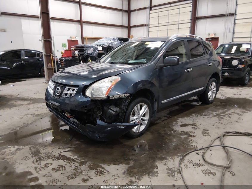 2013 Nissan Rogue VIN JN8AS5MVXDW133745 IAAI salvage auction — LEFT FRONT, Salvage (Idaho), sold $1,050 on 2026-07-10 (photo 2)