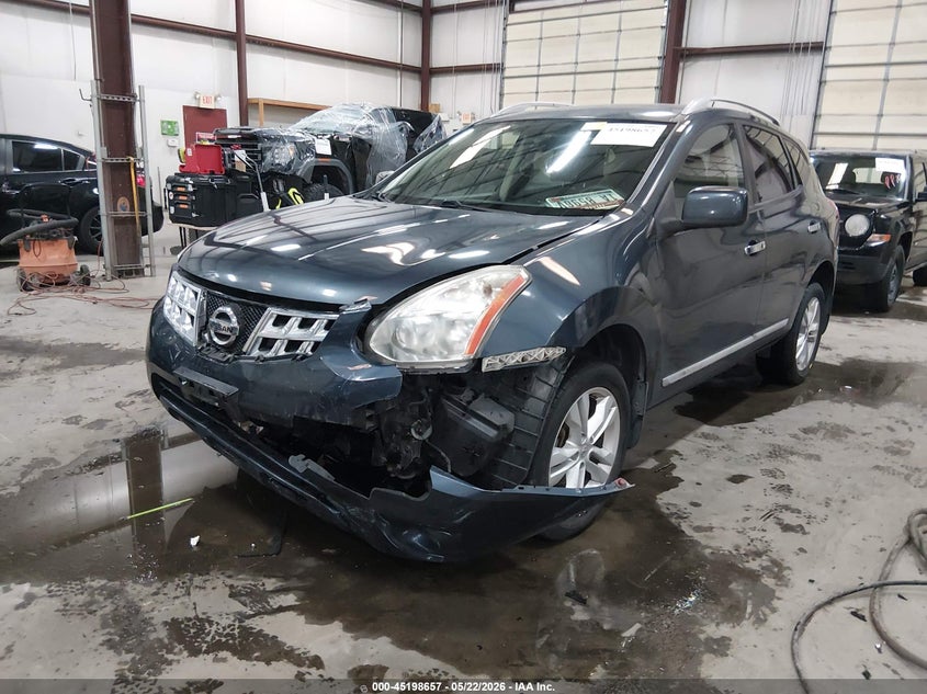 2013 Nissan Rogue VIN JN8AS5MVXDW133745 IAAI salvage auction — LEFT FRONT, Salvage (Idaho), sold $1,050 on 2026-07-10 (photo 6)