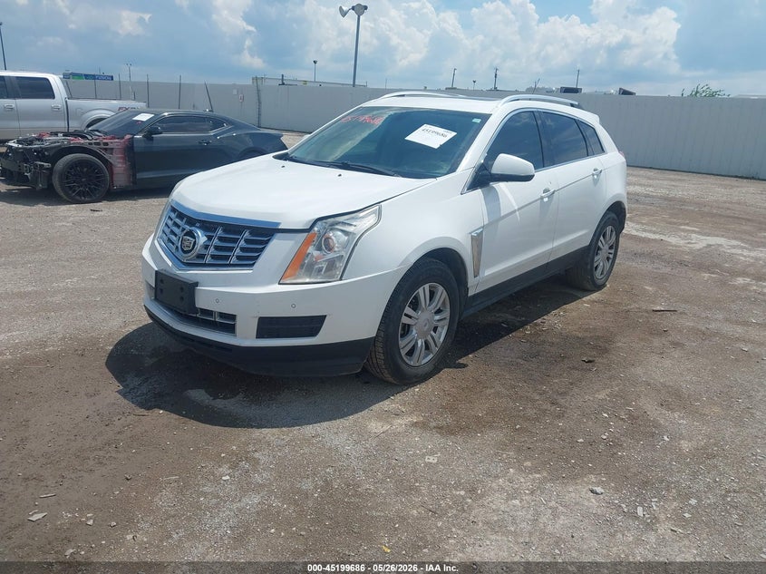 2016 Cadillac Srx VIN 3GYFNBE32GS558939 IAAI salvage auction — HAIL, Salvage Title, sold $2,050 on 2026-07-22 (photo 2)