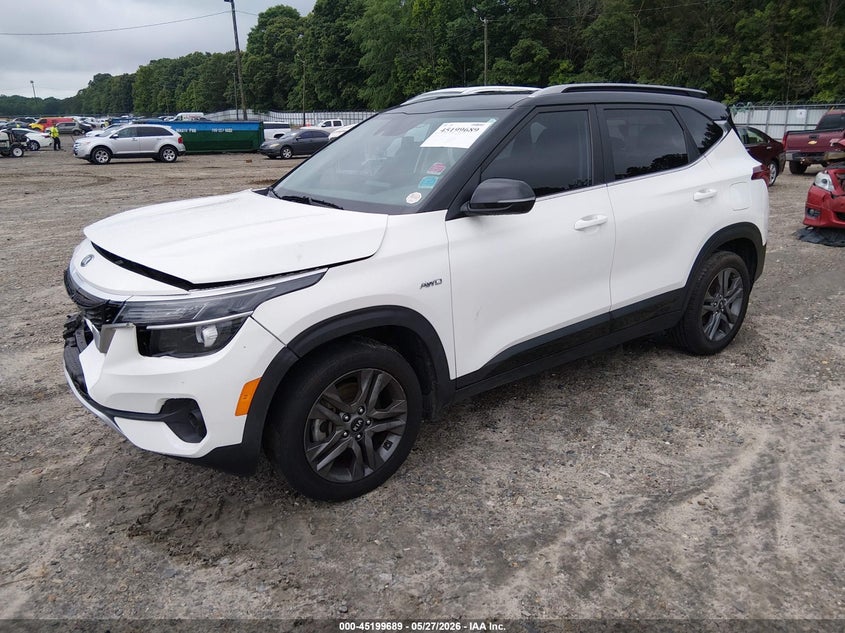 2021 Kia Seltos VIN KNDEUCAA3M7203108 IAAI salvage auction — FRONT END, Salvage (Idaho), sold $4,250 on 2026-07-24 (photo 2)