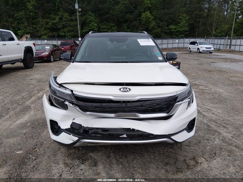 2021 Kia Seltos VIN KNDEUCAA3M7203108 IAAI salvage auction — FRONT END, Salvage (Idaho), sold $4,250 on 2026-07-24 (photo 6)