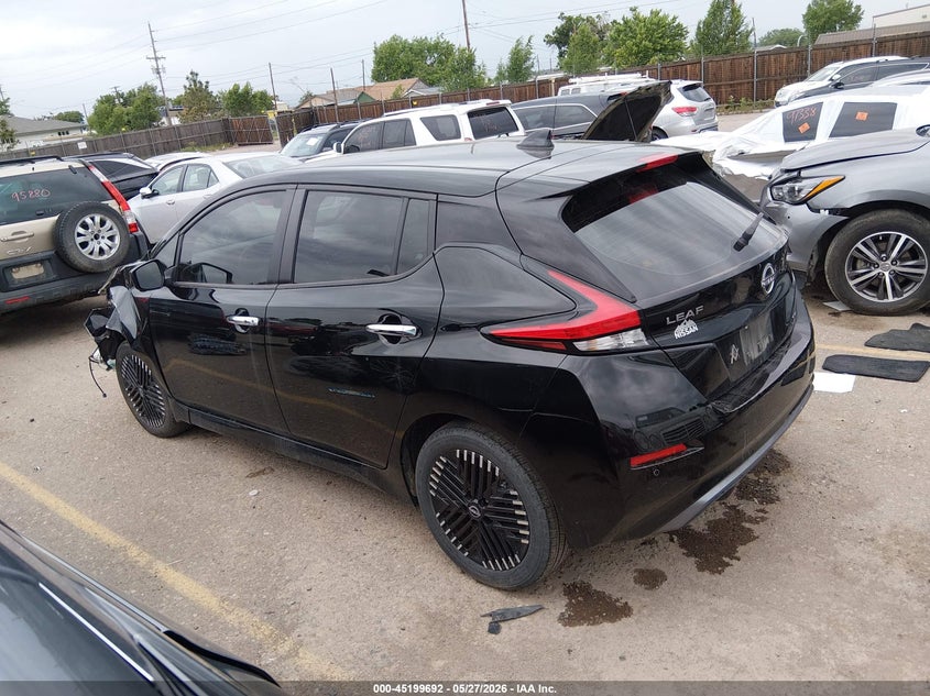 2025 Nissan Leaf VIN 1N4CZ1CV8SC558038 IAAI salvage auction — LEFT FRONT, Salvage (Colorado), sold $7,350 on 2026-08-13 (photo 3)