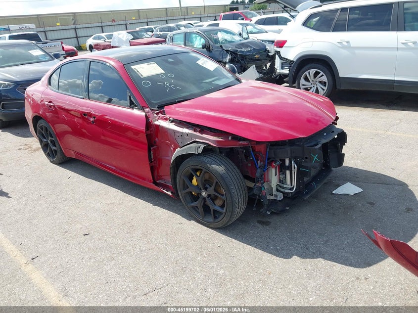 2020 Alfa romeo Giulia VIN ZARFANAN8L7633331 — IAAI salvage auction photo
