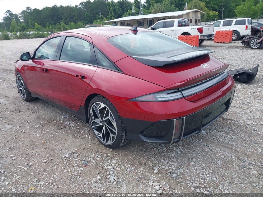 2025 Hyundai Ioniq 6 VIN KMHM54AA4SA105358 IAAI salvage auction — FRONT END, Salvage Title, sold $15,200 on 2026-08-11 (photo 3)