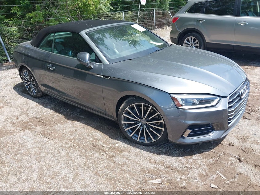 2018 Audi A5 VIN WAUYNGF5XJN001402 — IAAI salvage auction photo
