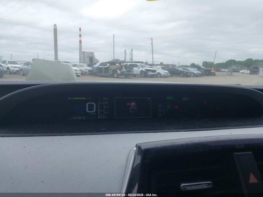 2016 Toyota Prius VIN JTDKBRFU2G3519335 IAAI salvage auction — FRONT & REAR, Clear (Indiana), sold $1,750 on 2026-07-29 (photo 7)