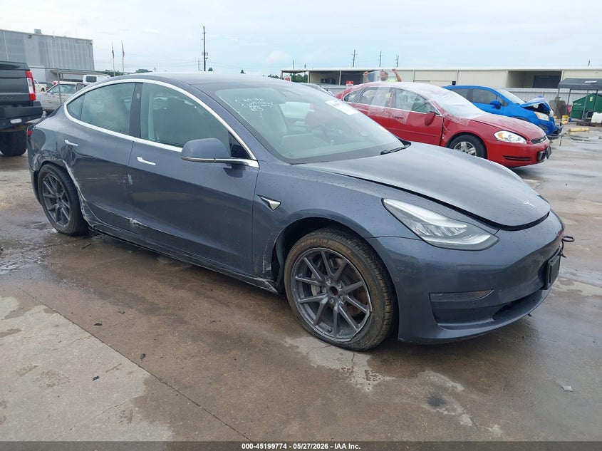 2020 Tesla Model 3 VIN 5YJ3E1EA8LF590296 IAAI salvage auction — SIDE, Original (Texas), sold $6,000 on 2026-07-18 (photo 1)