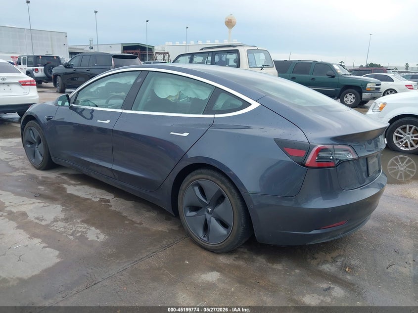 2020 Tesla Model 3 VIN 5YJ3E1EA8LF590296 IAAI salvage auction — SIDE, Original (Texas), sold $6,000 on 2026-07-18 (photo 3)