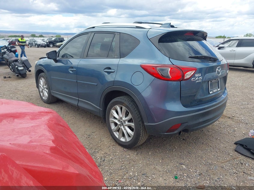 2015 Mazda Cx-5 VIN JM3KE4DY5F0454794 IAAI salvage auction — FRONT END, Salvage (New Mexico), sold $1,400 on 2026-07-22 (photo 3)