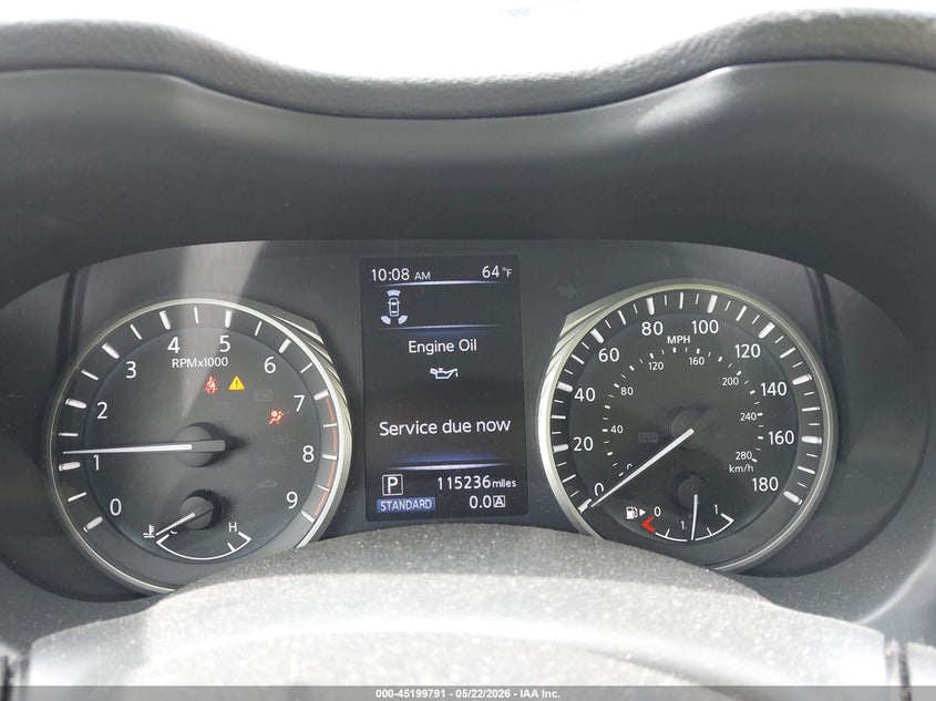 2018 Infiniti Q50 VIN JN1EV7ARXJM437482 IAAI salvage auction — FRONT END, Clear (Indiana), sold $4,200 on 2026-07-08 (photo 7)