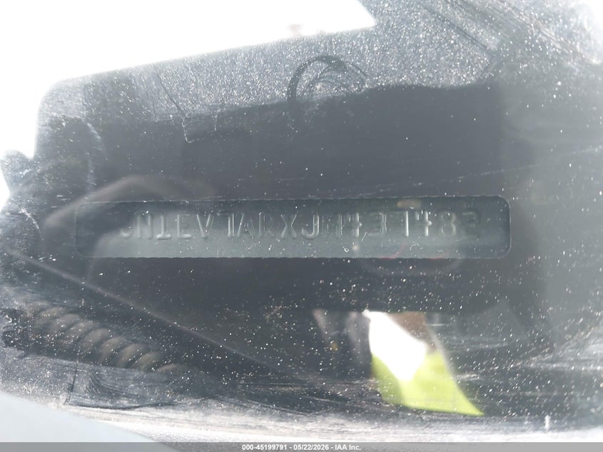 2018 Infiniti Q50 VIN JN1EV7ARXJM437482 IAAI salvage auction — FRONT END, Clear (Indiana), sold $4,200 on 2026-07-08 (photo 9)