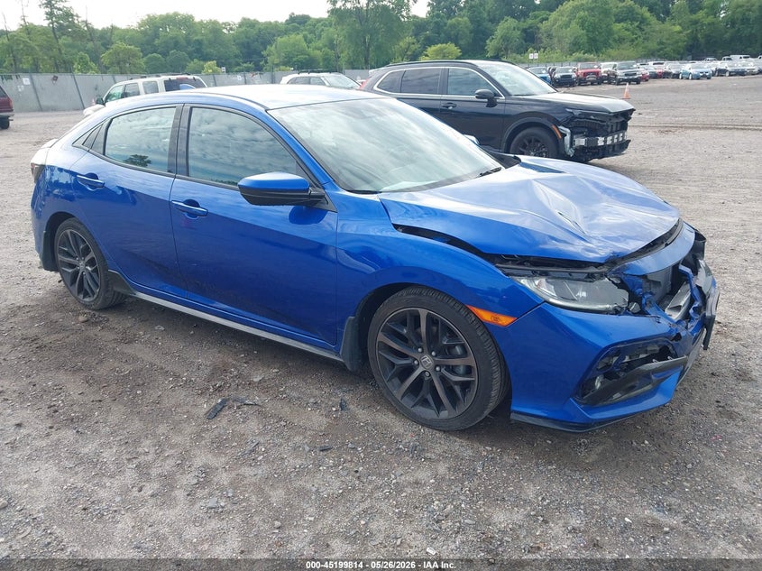 2020 Honda Civic VIN SHHFK7H41LU410914 IAAI salvage auction — FRONT END, Salvage (New Jersey), sold $3,700 on 2026-07-21 (photo 1)