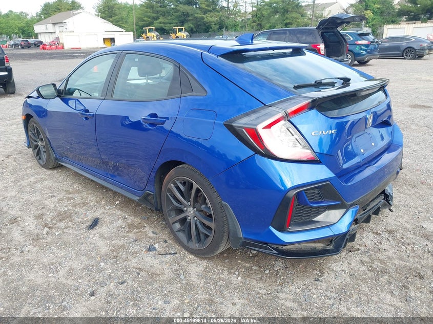 2020 Honda Civic VIN SHHFK7H41LU410914 IAAI salvage auction — FRONT END, Salvage (New Jersey), sold $3,700 on 2026-07-21 (photo 3)
