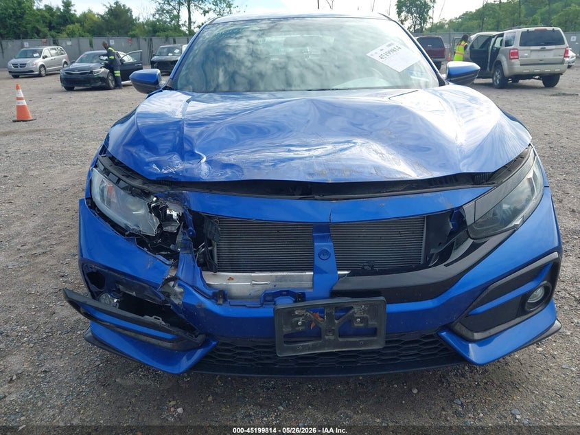 2020 Honda Civic VIN SHHFK7H41LU410914 IAAI salvage auction — FRONT END, Salvage (New Jersey), sold $3,700 on 2026-07-21 (photo 6)