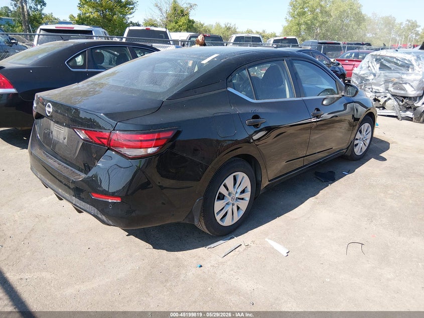 2024 Nissan Sentra VIN 3N1AB8BV2RY361175 IAAI salvage auction — HAIL, Salvage Title, sold $5,200 on 2026-07-19 (photo 4)