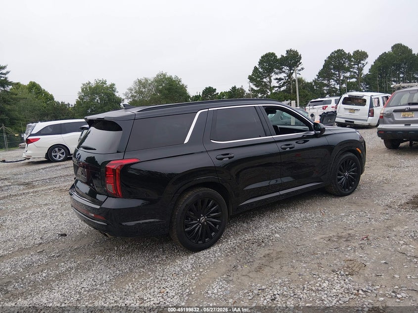 2024 Hyundai Palisade VIN KM8R7DGE9RU685662 IAAI salvage auction — LEFT SIDE, Salvage (Alabama), sold $5,300 on 2026-07-29 (photo 4)