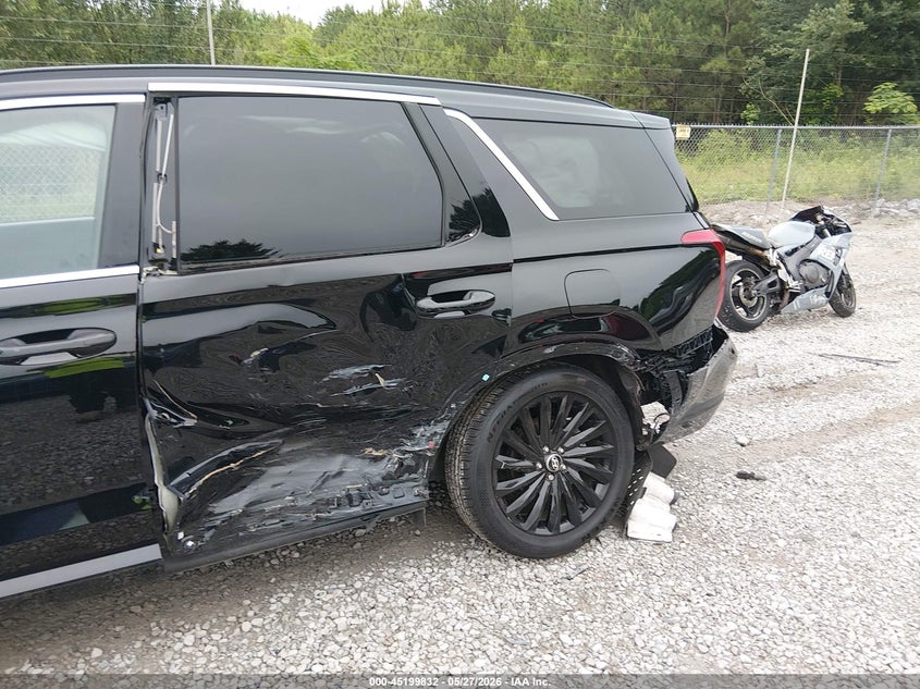 2024 Hyundai Palisade VIN KM8R7DGE9RU685662 IAAI salvage auction — LEFT SIDE, Salvage (Alabama), sold $5,300 on 2026-07-29 (photo 6)
