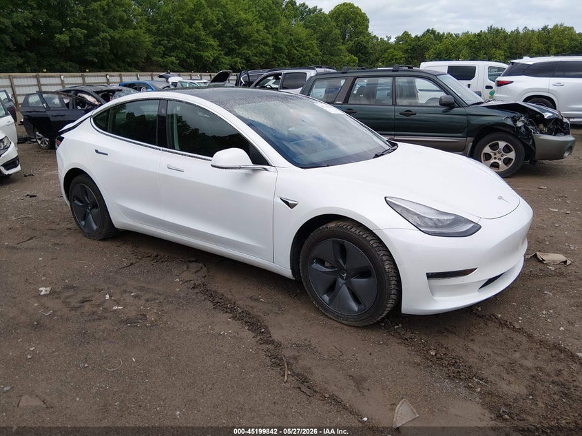 2020 Tesla Model 3 VIN 5YJ3E1EB9LF619121 — IAAI salvage auction photo