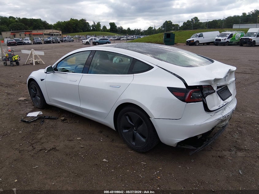 2020 Tesla Model 3 VIN 5YJ3E1EB9LF619121 IAAI salvage auction — REAR END, Clear (Tennessee), sold $7,300 on 2026-07-30 (photo 3)