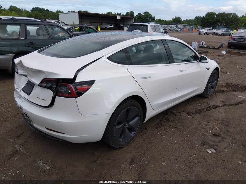 2020 Tesla Model 3 VIN 5YJ3E1EB9LF619121 IAAI salvage auction — REAR END, Clear (Tennessee), sold $7,300 on 2026-07-30 (photo 4)