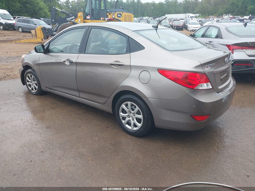 2013 Hyundai Accent VIN KMHCT4AE2DU521057 IAAI salvage auction — RIGHT FRONT, Clear (Mississippi), sold $475 on 2026-07-09 (photo 3)