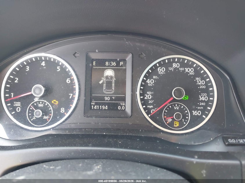 2014 Volkswagen Tiguan VIN WVGBV3AX3EW544726 IAAI salvage auction — LEFT FRONT, Salvage Title, sold $400 on 2026-07-21 (photo 7)