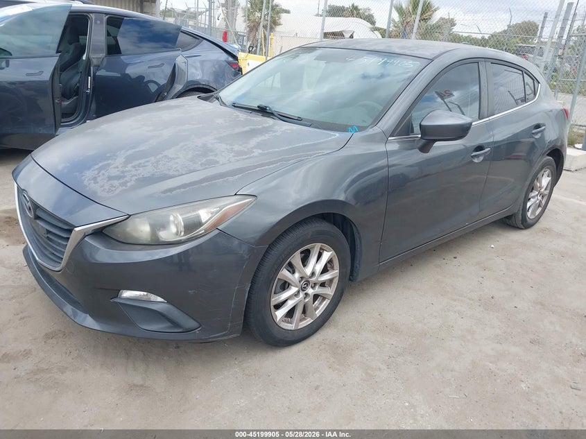 2014 Mazda 3 VIN JM1BM1L75E1180573 IAAI salvage auction — UNKNOWN, Salvage Title, sold $800 on 2026-10-06 (photo 2)