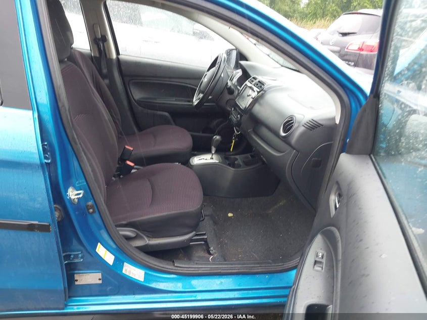 2014 Mitsubishi Mirage VIN ML32A4HJ4EH005613 IAAI salvage auction — FRONT & REAR, Salvage - Greater Than 75% (Maryland), sold $400 on 2026-07-16 (photo 5)