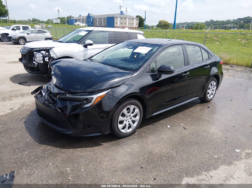 2025 Toyota Corolla VIN JTDBCMFE4SJ038161 IAAI salvage auction — RIGHT FRONT, Salvage (Missouri), sold $5,900 on 2026-08-01 (photo 2)