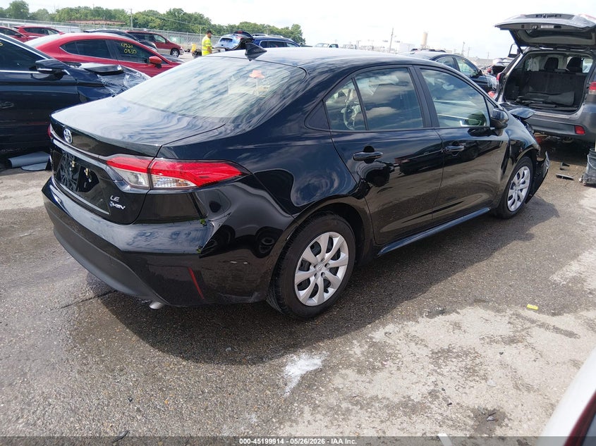 2025 Toyota Corolla VIN JTDBCMFE4SJ038161 IAAI salvage auction — RIGHT FRONT, Salvage (Missouri), sold $5,900 on 2026-08-01 (photo 4)