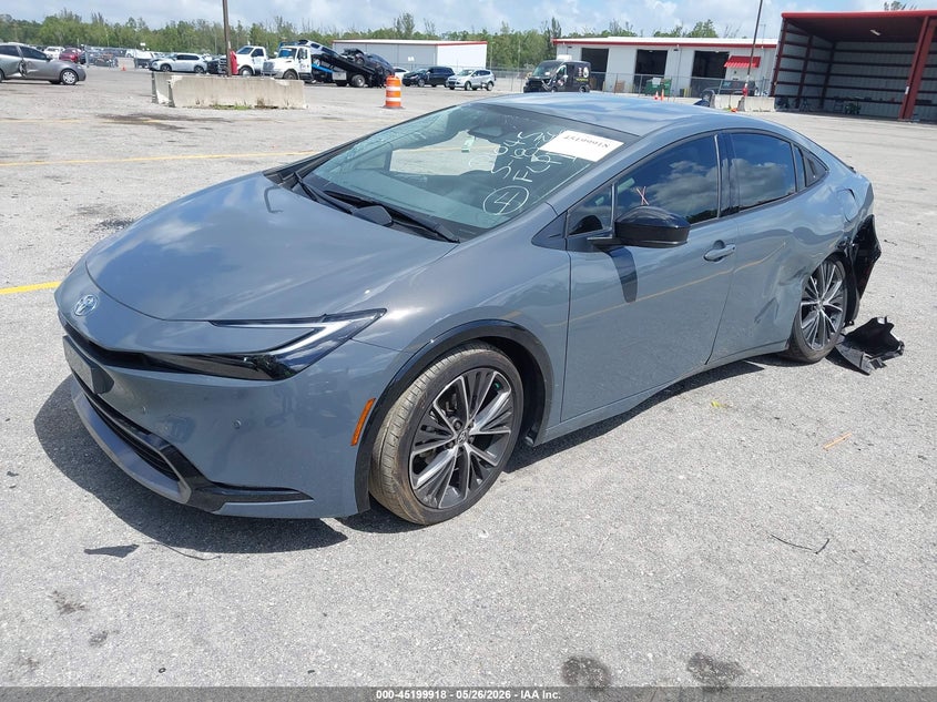 2026 Toyota Prius VIN JTDACAAU1T3070645 IAAI salvage auction — SIDE, Certificate Of Destruction (Florida), sold $6,950 on 2026-07-29 (photo 2)