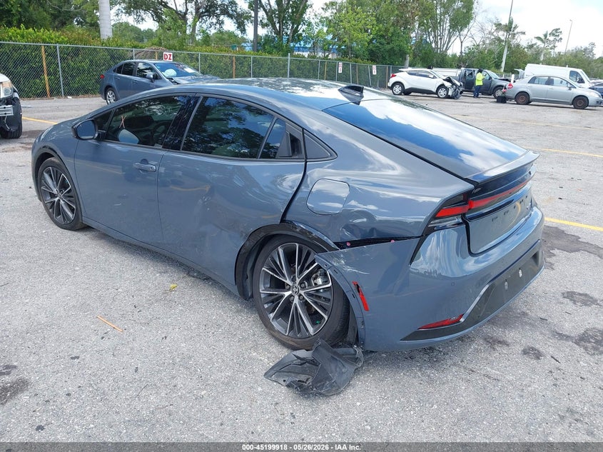 2026 Toyota Prius VIN JTDACAAU1T3070645 IAAI salvage auction — SIDE, Certificate Of Destruction (Florida), sold $6,950 on 2026-07-29 (photo 3)