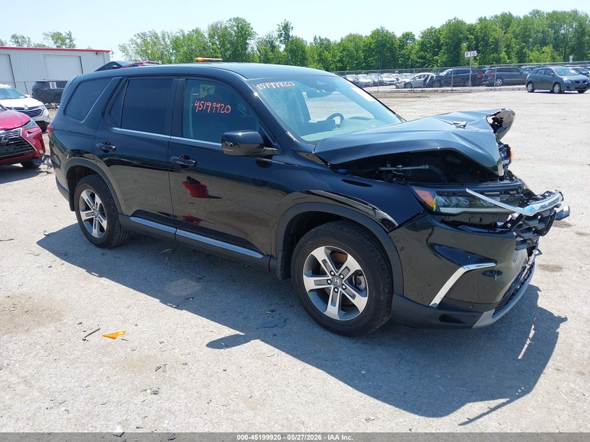 2024 Honda Pilot VIN 5FNYG1H54RB019895 IAAI salvage auction — FRONT END, Salvage Title, sold $9,000 on 2026-07-24 (photo 1)