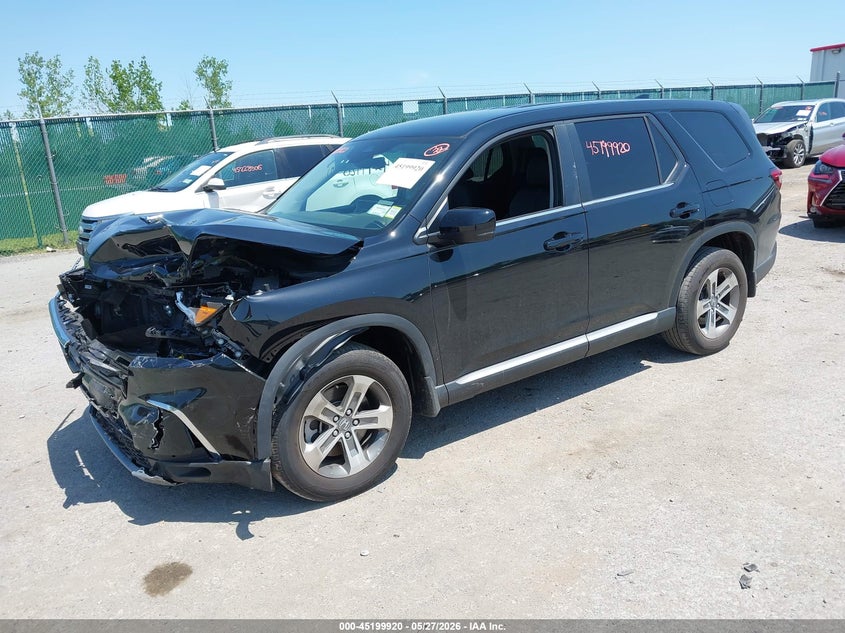 2024 Honda Pilot VIN 5FNYG1H54RB019895 IAAI salvage auction — FRONT END, Salvage Title, sold $9,000 on 2026-07-24 (photo 2)