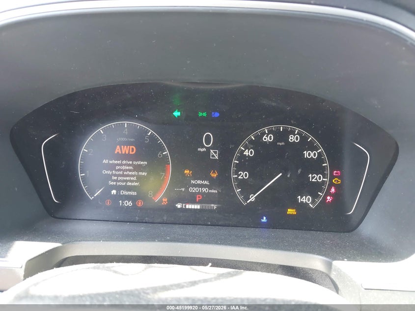 2024 Honda Pilot VIN 5FNYG1H54RB019895 IAAI salvage auction — FRONT END, Salvage Title, sold $9,000 on 2026-07-24 (photo 7)