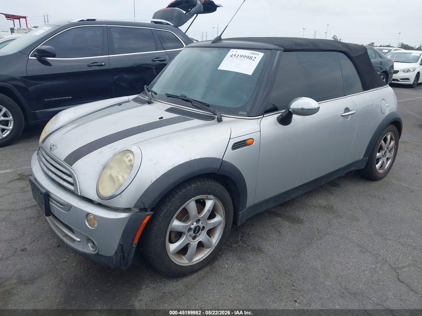 2007 Mini Cooper VIN WMWRF33527TF66331 IAAI salvage auction — NORMAL WEAR, Salvage (California), sold $200 on 2026-08-13 (photo 2)