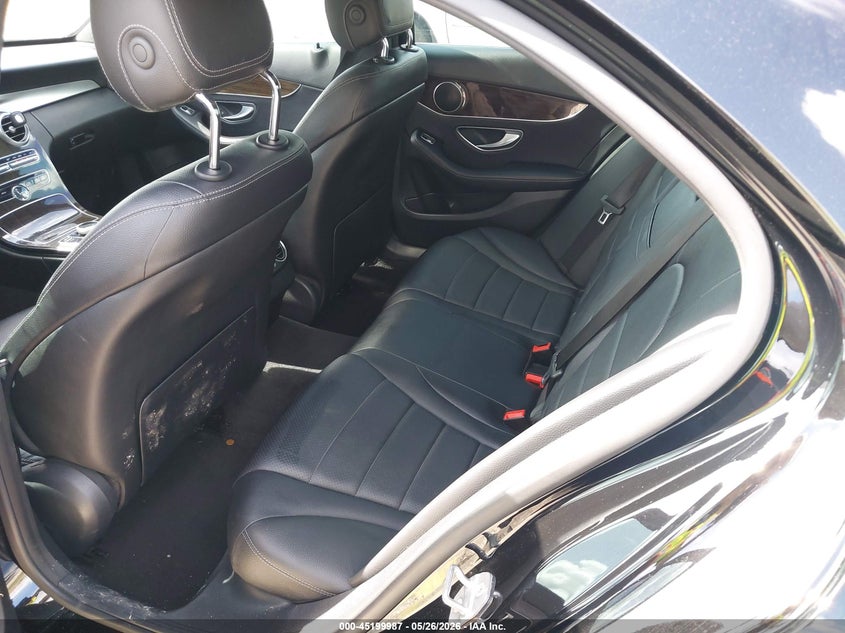 2018 Mercedes-benz C-klasse VIN WDDWF4JB6JR329899 IAAI salvage auction — REAR END, Rebuildable (Florida), sold $6,200 on 2026-07-29 (photo 8)